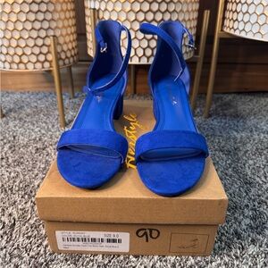 Herstyle Vibrant Blue Heels